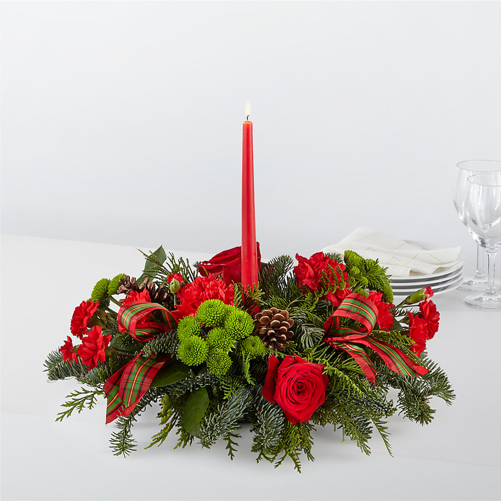 By the Candlelight Centerpiece – Lumaya Florals, Rock Hill SC