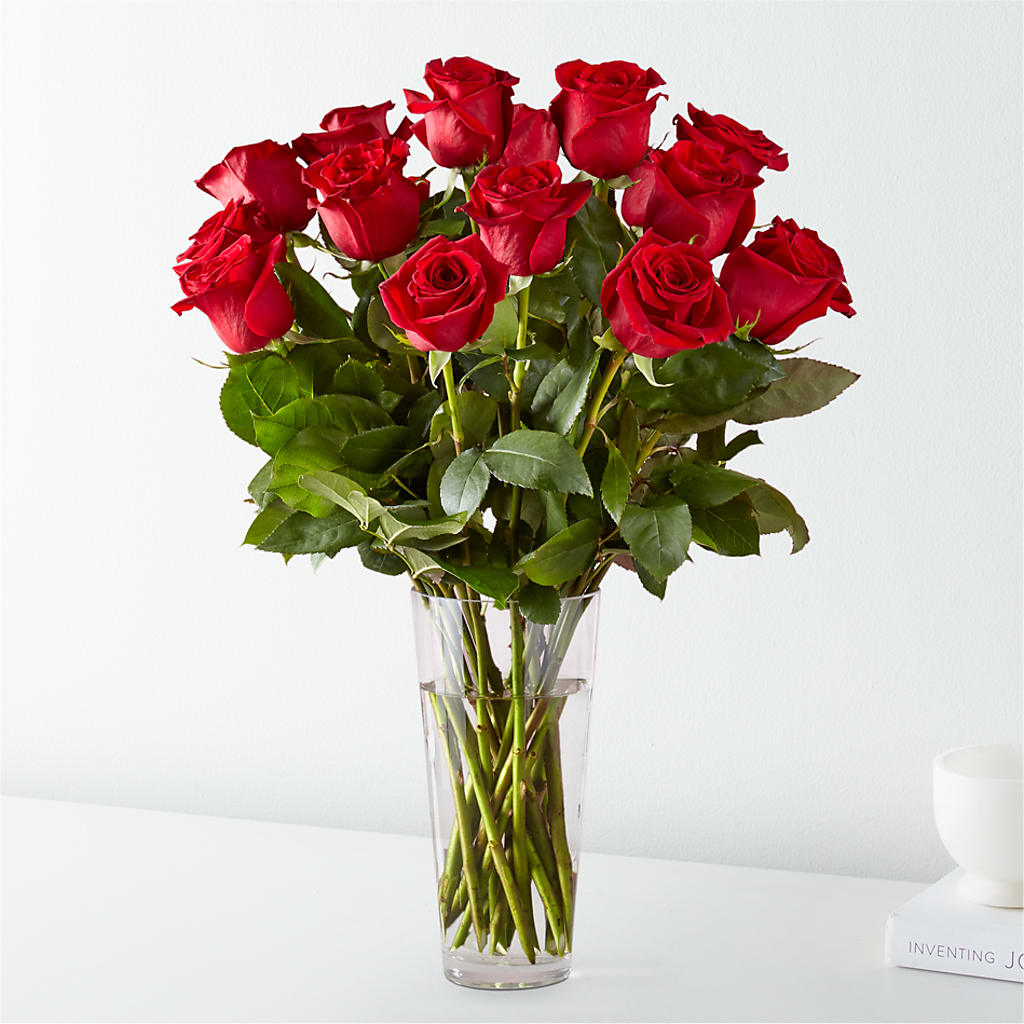 Long Stem Red Rose Bouquet – Lumaya Florals, Rock Hill SC