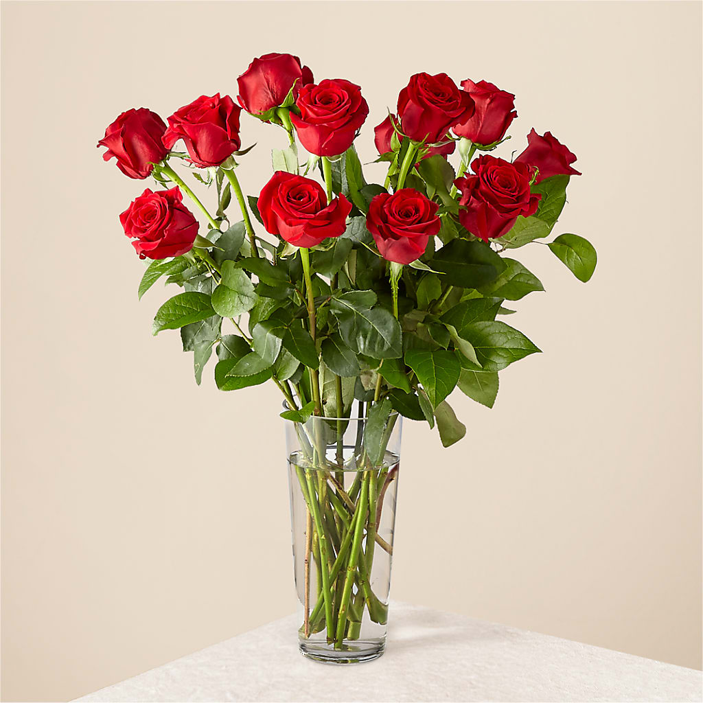 Long Stem Red Rose Bouquet – Lumaya Florals, Rock Hill SC