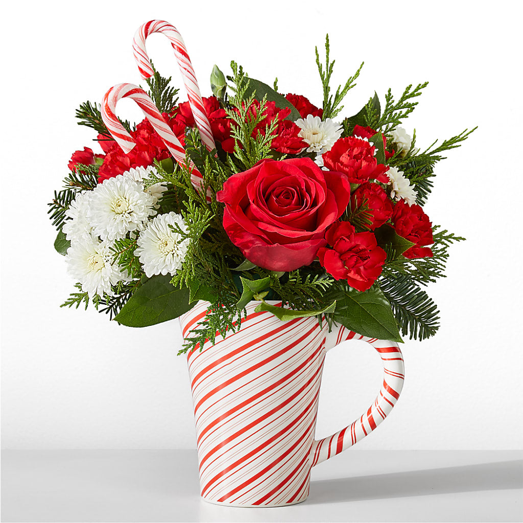 Peppermint Swirl Mug – Lumaya Florals, Rock Hill SC