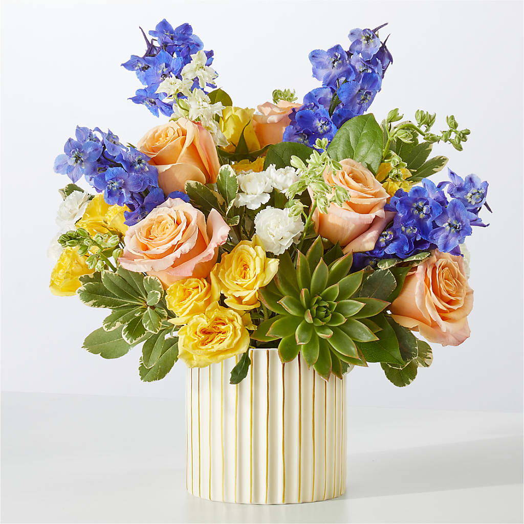 Cobalt Reverie Bouquet – Lumaya Florals, Rock Hill SC