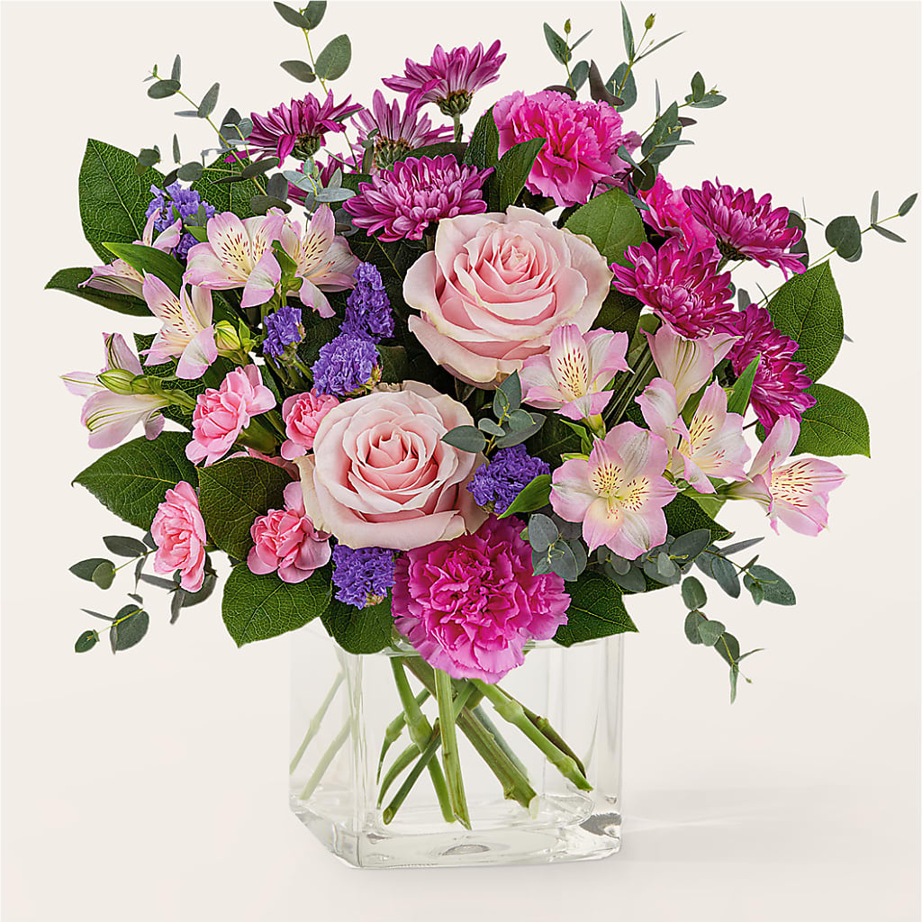 Rosy Radiance Bouquet – Lumaya Florals, Rock Hill SC