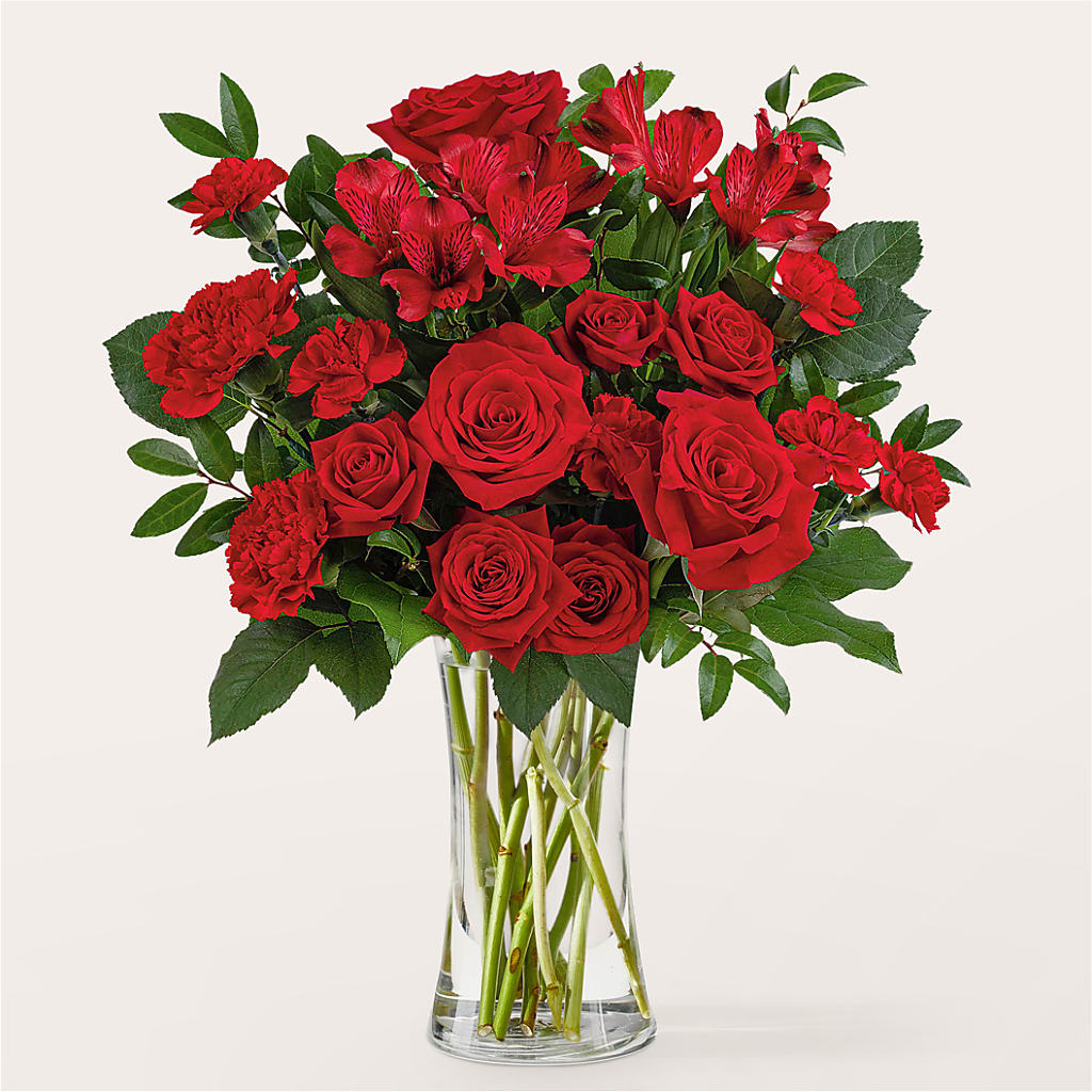 Brilliant Ruby Bouquet – Lumaya Florals, Rock Hill SC