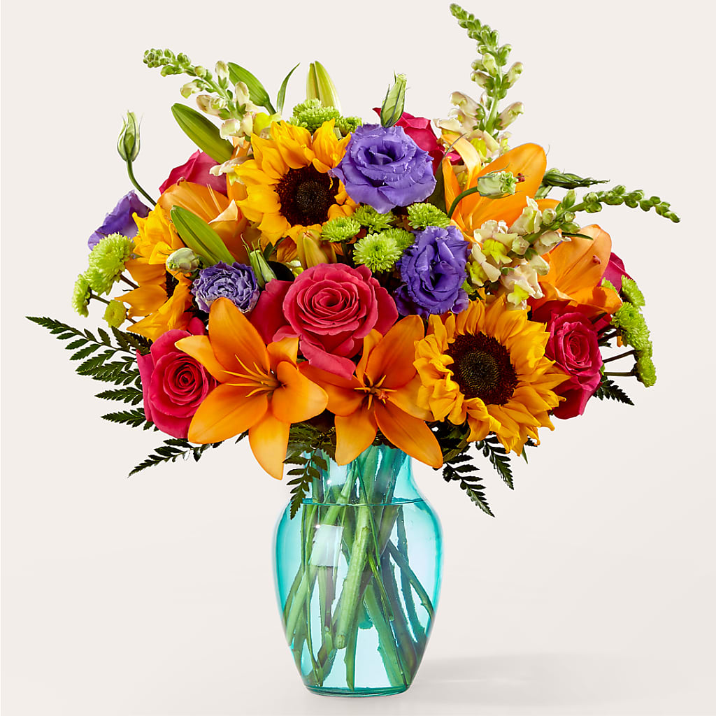 Double Rainbow Bouquet – Lumaya Florals, Rock Hill SC