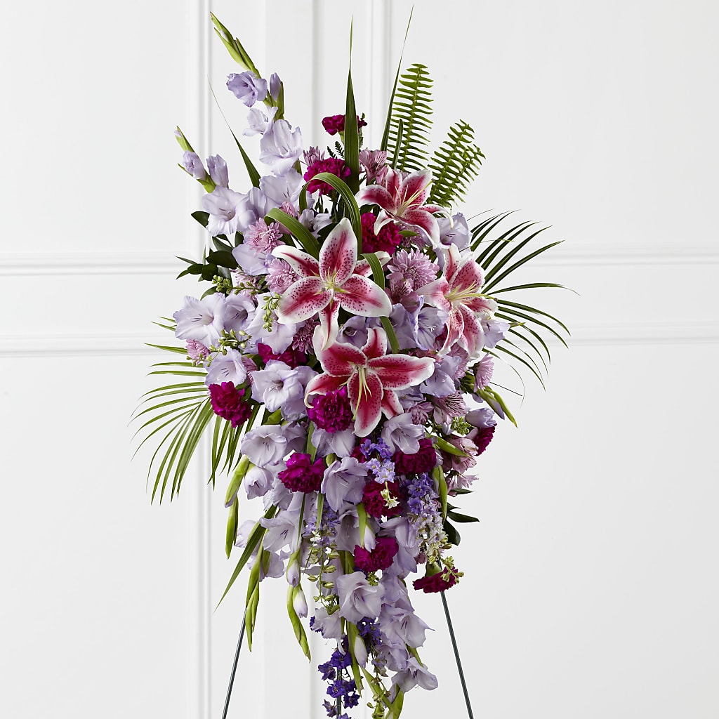 Tender Touch Standing Spray – Lumaya Florals, Rock Hill SC
