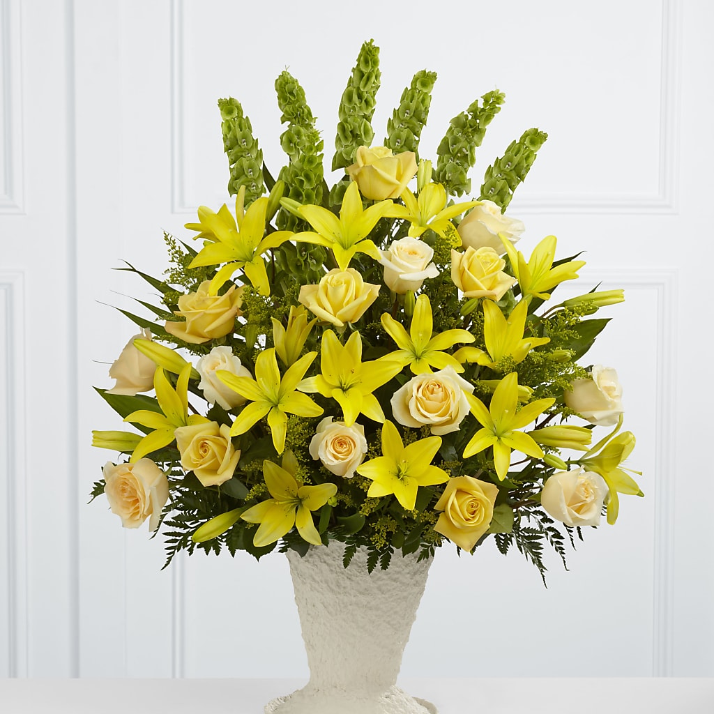 Golden Memories Arrangement – Lumaya Florals, Rock Hill SC