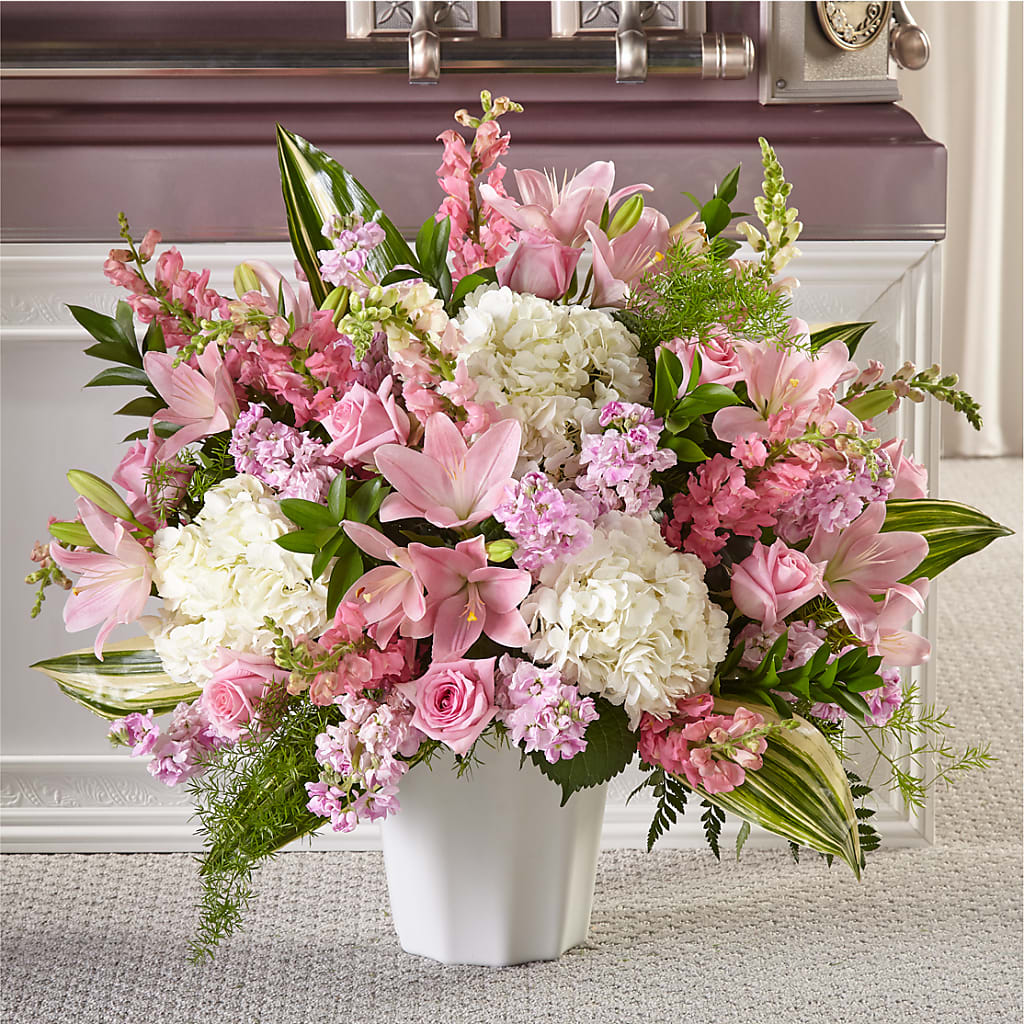 Simply Serene Floor Basket – Lumaya Florals, Rock Hill SC