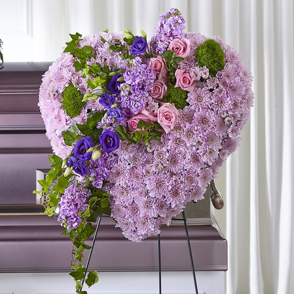 Treasured Love Standing Heart – Lumaya Florals, Rock Hill SC