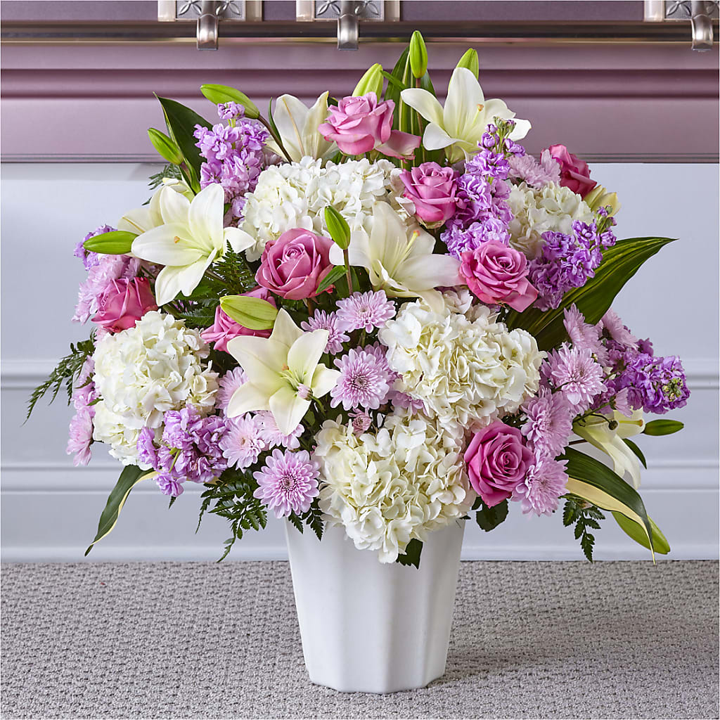 Heaven Sent Floor Basket – Lumaya Florals, Rock Hill SC