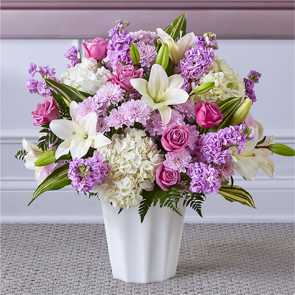 Heaven Sent Floor Basket – Lumaya Florals, Rock Hill SC