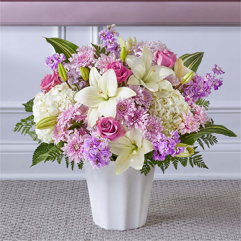 Heaven Sent Floor Basket – Lumaya Florals, Rock Hill SC