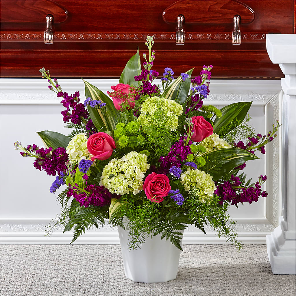 Beautiful Horizons Floor Basket – Lumaya Florals, Rock Hill SC
