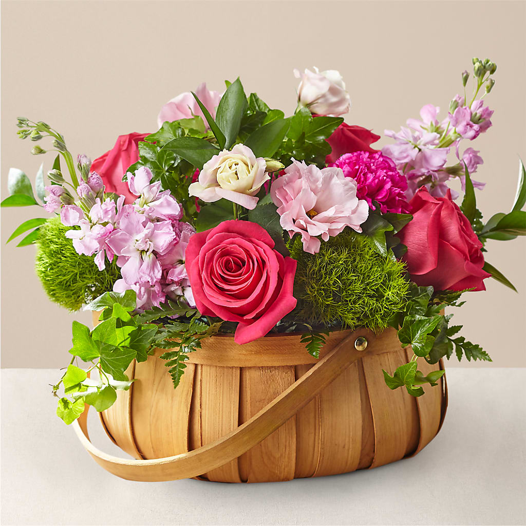 Radiance in Bloom Basket – Lumaya Florals, Rock Hill SC