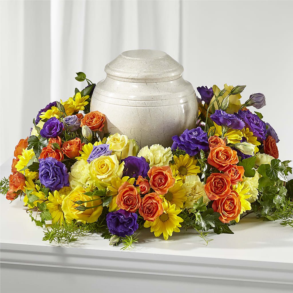 Blossoms of Remembrance Cremation Adornment – Lumaya Florals, Rock Hill SC
