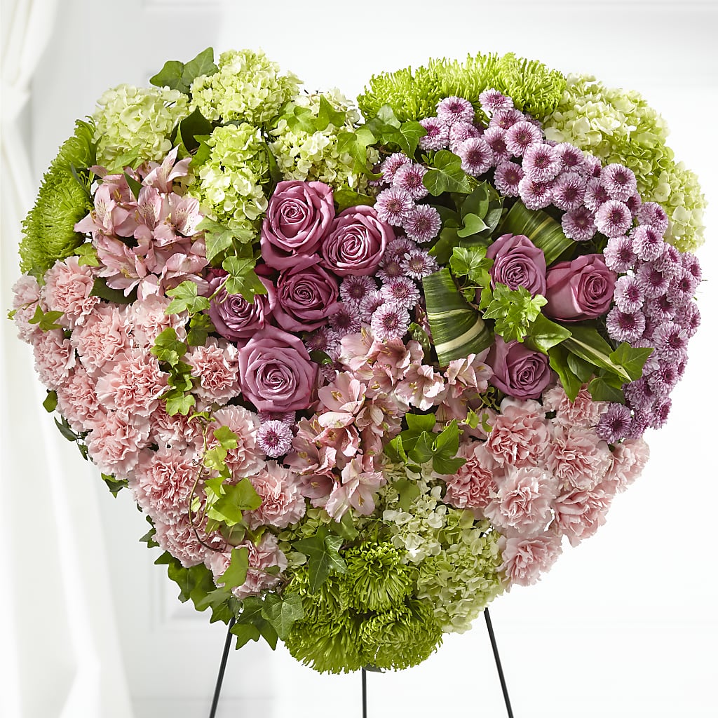 Heartwarming Standing Heart – Lumaya Florals, Rock Hill SC