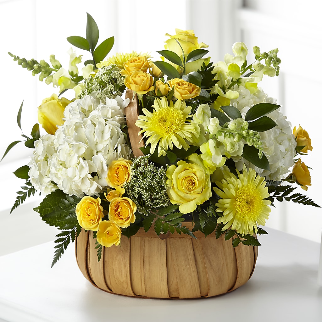 Rustic Remembrance Basket – Lumaya Florals, Rock Hill SC