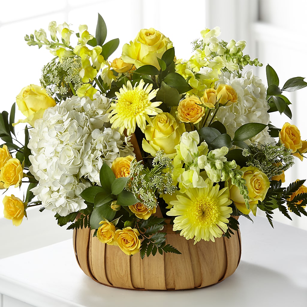 Rustic Remembrance Basket – Lumaya Florals, Rock Hill SC