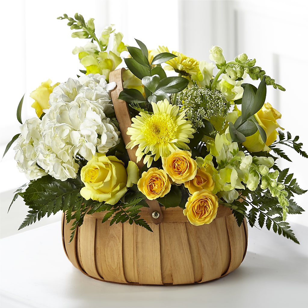 Rustic Remembrance Basket – Lumaya Florals, Rock Hill SC