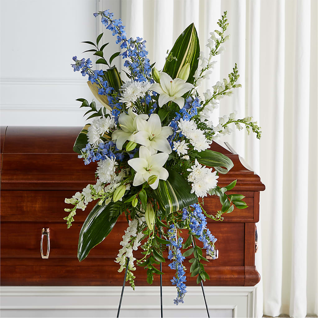 Eternal Impressions Standing Spray – Lumaya Florals, Rock Hill SC