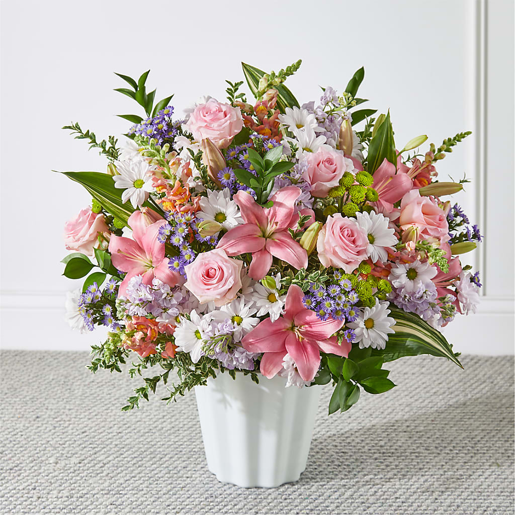 Abundant Compassion Floor Basket – Lumaya Florals, Rock Hill SC