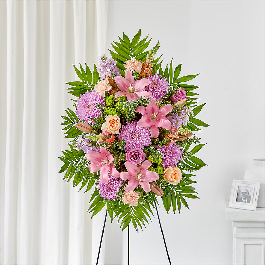 Love & Light Standing Spray – Lumaya Florals, Rock Hill SC