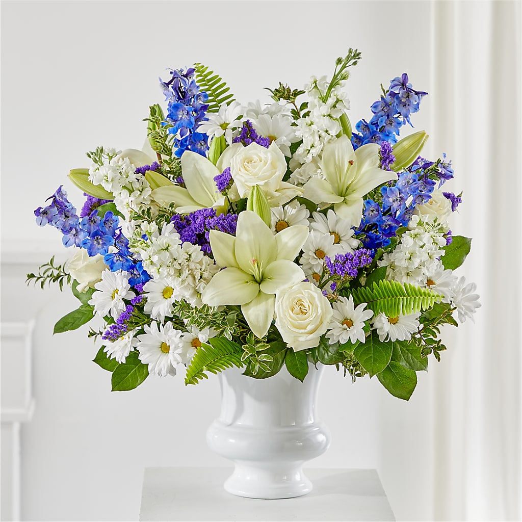 Expressions of Hope Urn Arrangement – Lumaya Florals, Rock Hill SC
