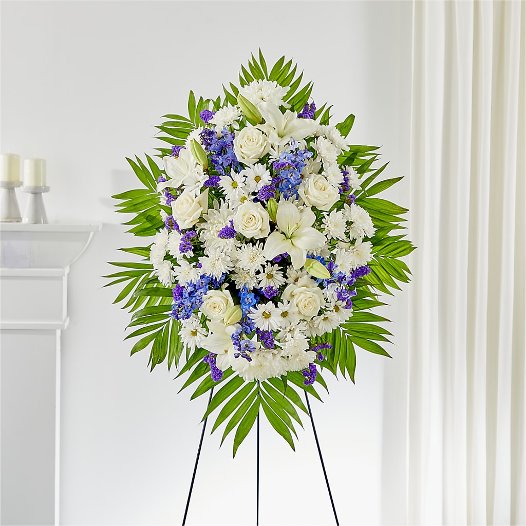 At Rest Standing Spray – Lumaya Florals, Rock Hill SC