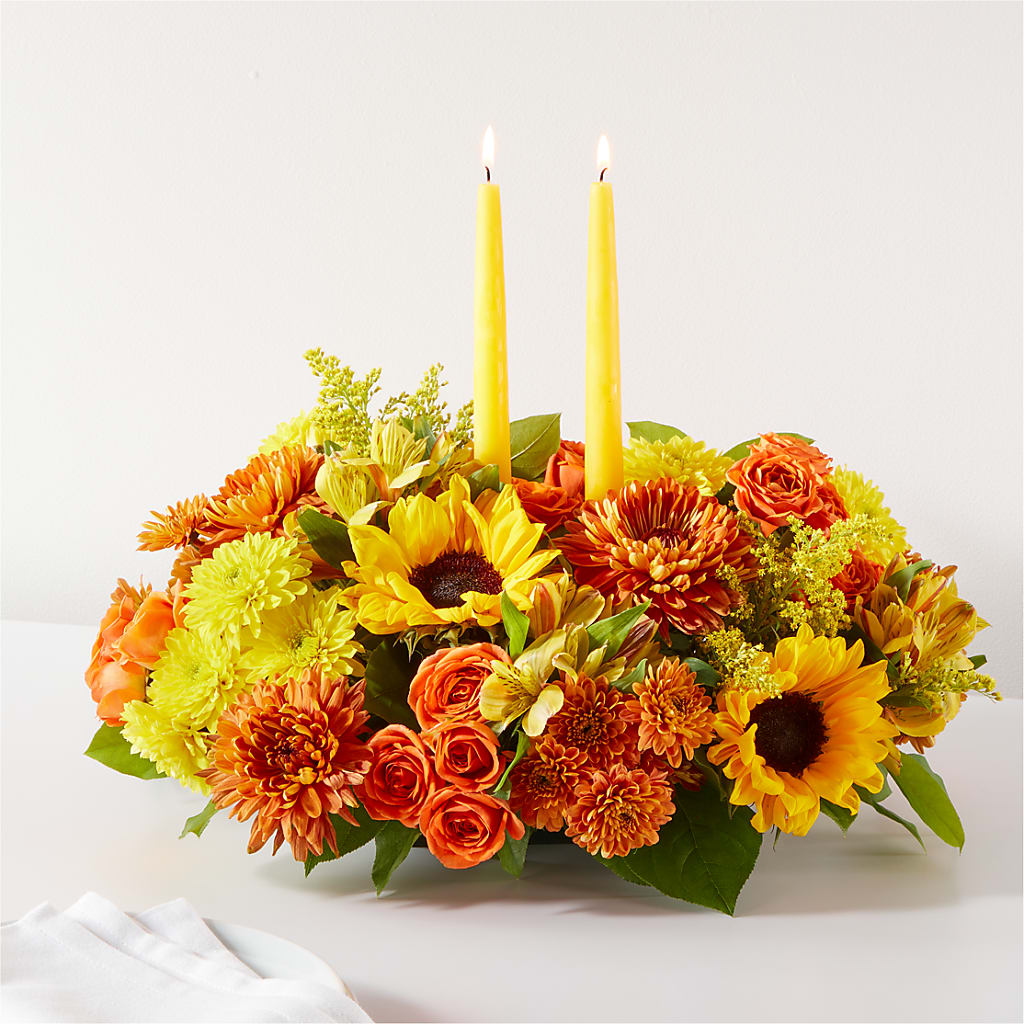 Autumn Harmony Centerpiece – Lumaya Florals, Rock Hill SC
