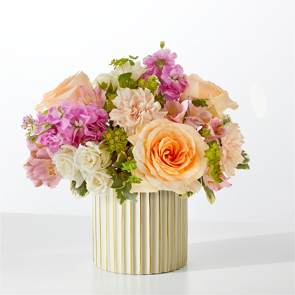 Paradise Bouquet with Ivory Vase – Lumaya Florals, Rock Hill SC