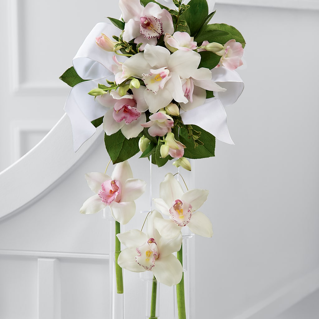 Perfect Entrance Pew Arrangement – Lumaya Florals, Rock Hill SC