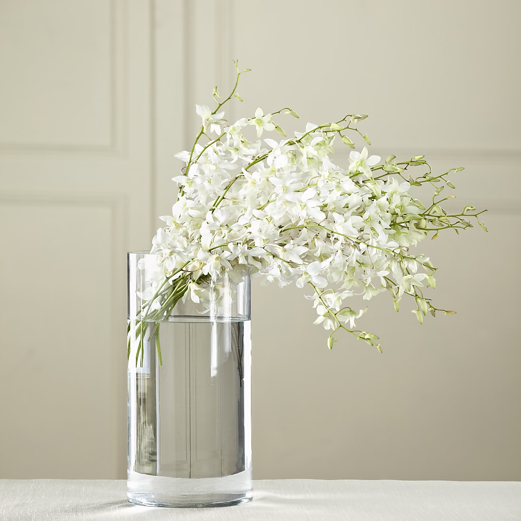 White Dendrobium Bouquet – Lumaya Florals, Rock Hill SC