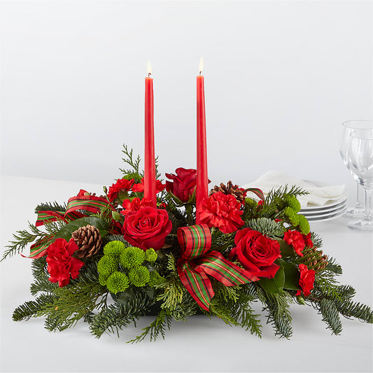 By the Candlelight Centerpiece –  Lumaya Florals, Rock Hill SC