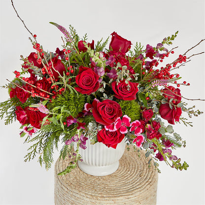 Big Red Bow Bouquet –  Lumaya Florals, Rock Hill SC