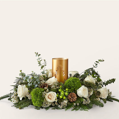 Chestnuts Roasting Centerpiece –  Lumaya Florals, Rock Hill SC