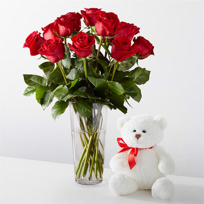 Romantic Long Stem Red Rose Bouquet Bundles –  Lumaya Florals, Rock Hill SC