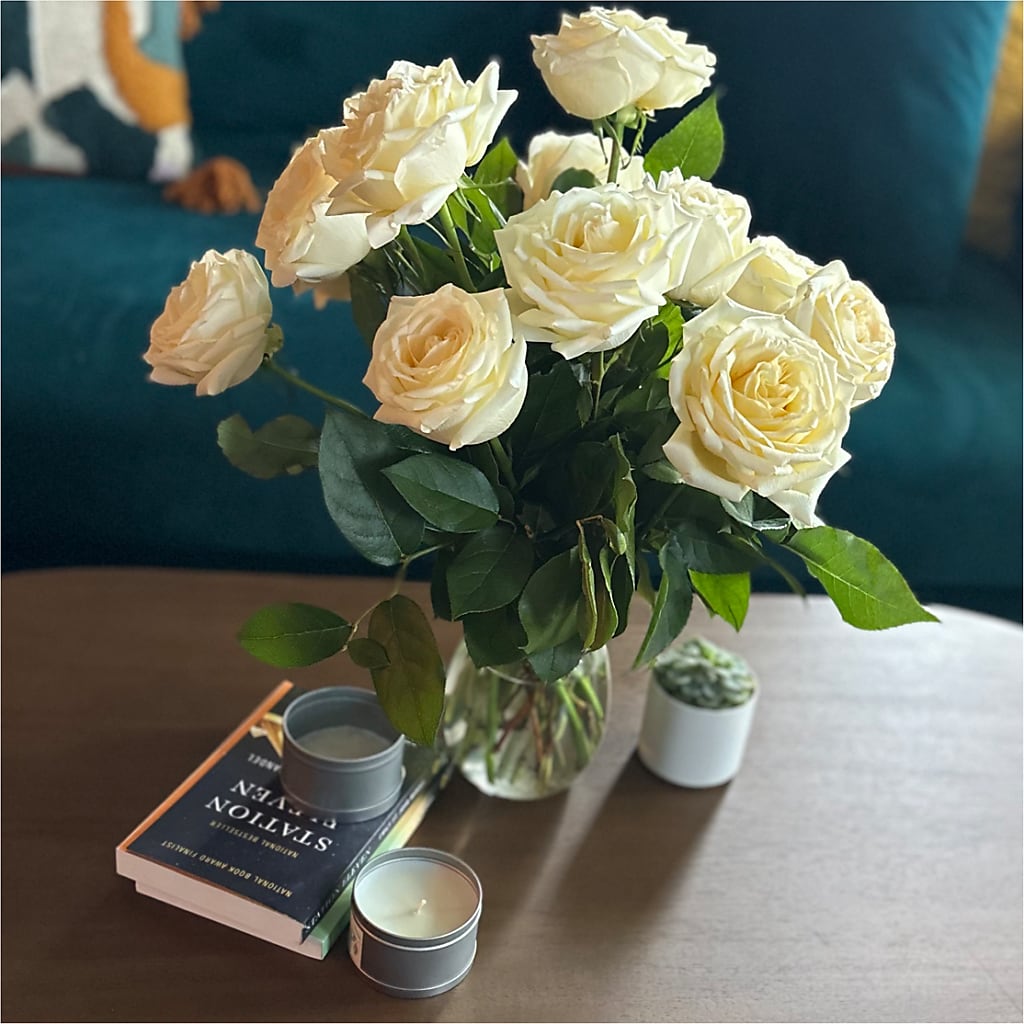 Long Stem Yellow Rose Bouquet –  Lumaya Florals, Rock Hill SC