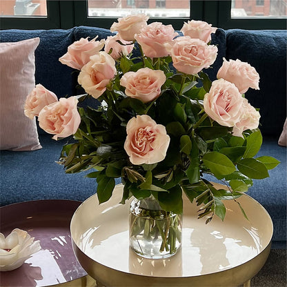 Long Stem Pink Rose Bouquet –  Lumaya Florals, Rock Hill SC