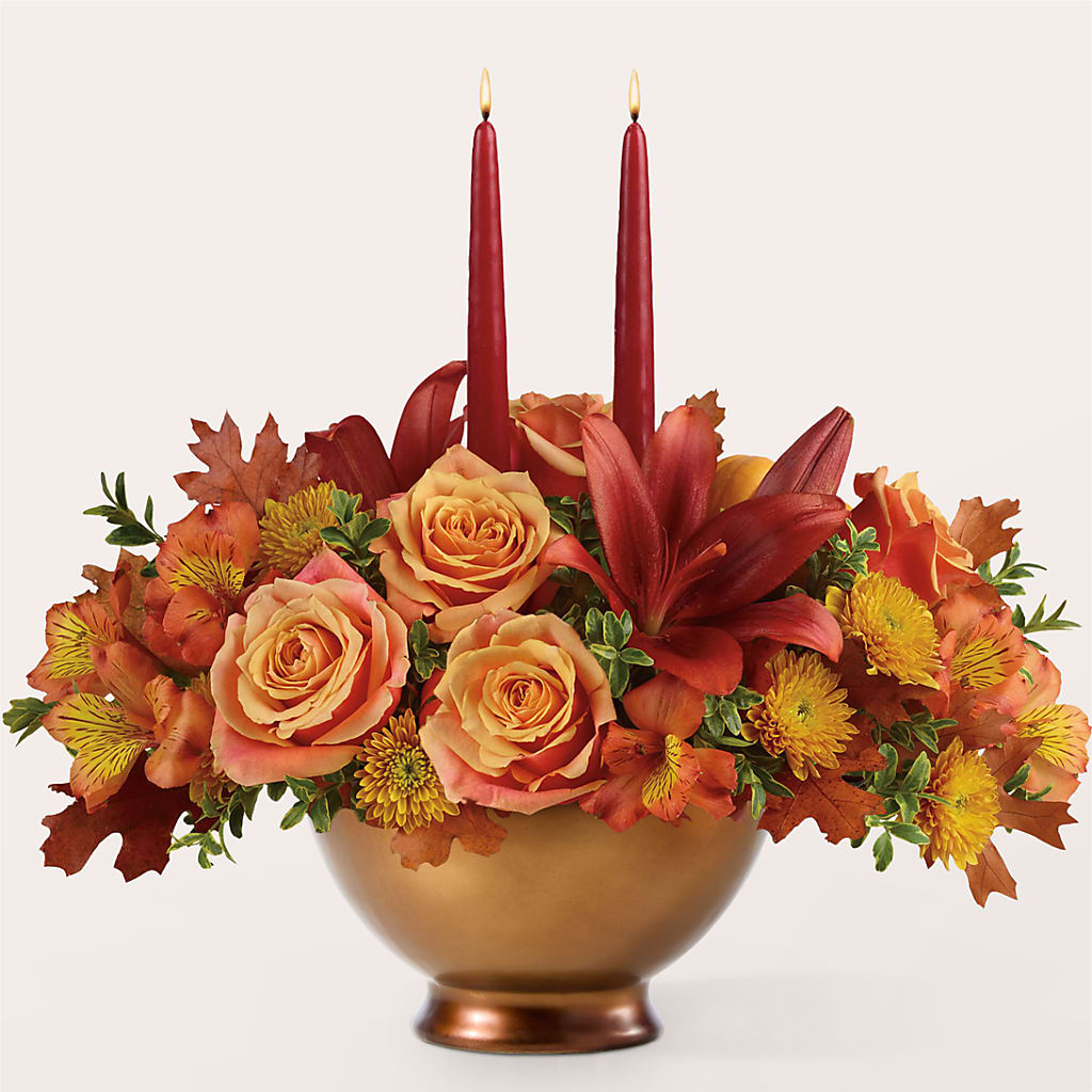 Harvest Table Centerpiece –  Lumaya Florals, Rock Hill SC