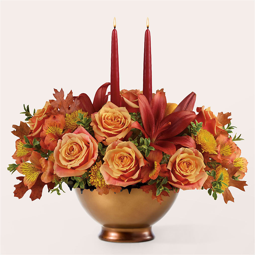 Harvest Table Centerpiece –  Lumaya Florals, Rock Hill SC