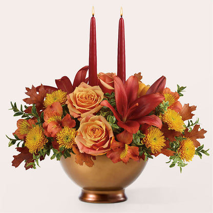 Harvest Table Centerpiece –  Lumaya Florals, Rock Hill SC