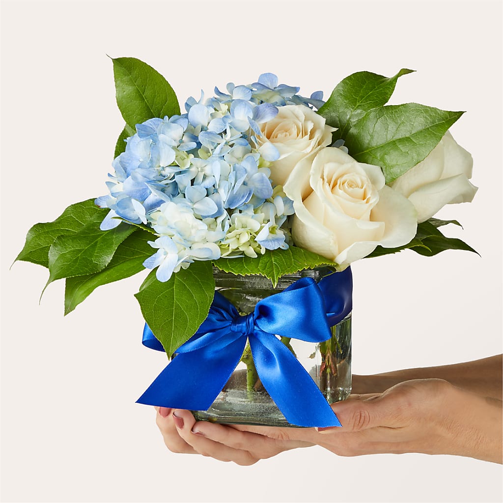 Sky Blue Delight Bouquet –  Lumaya Florals, Rock Hill SC