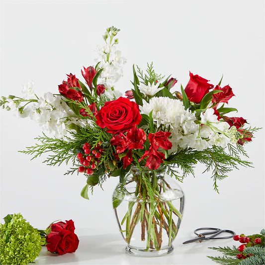 Merry Moment Bouquet – A Florist Original –  Lumaya Florals, Rock Hill SC