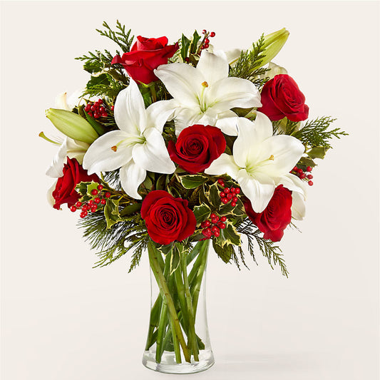 Sparkling Snowflakes Bouquet –  Lumaya Florals, Rock Hill SC