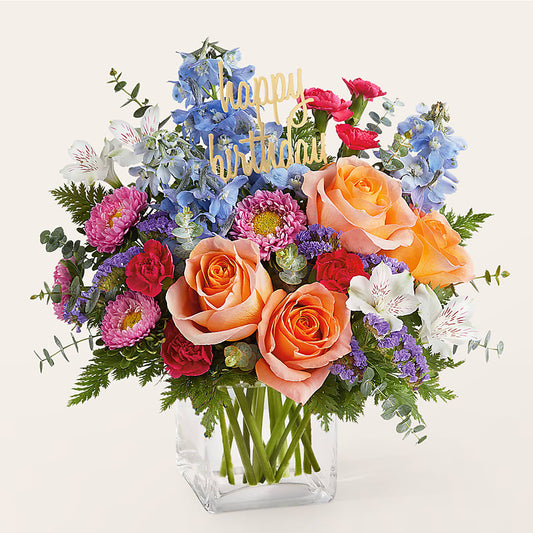 Birthday Bash Bouquet –  Lumaya Florals, Rock Hill SC