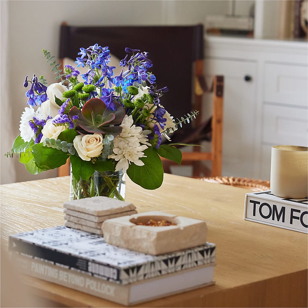 Cerulean Waves Bouquet –  Lumaya Florals, Rock Hill SC
