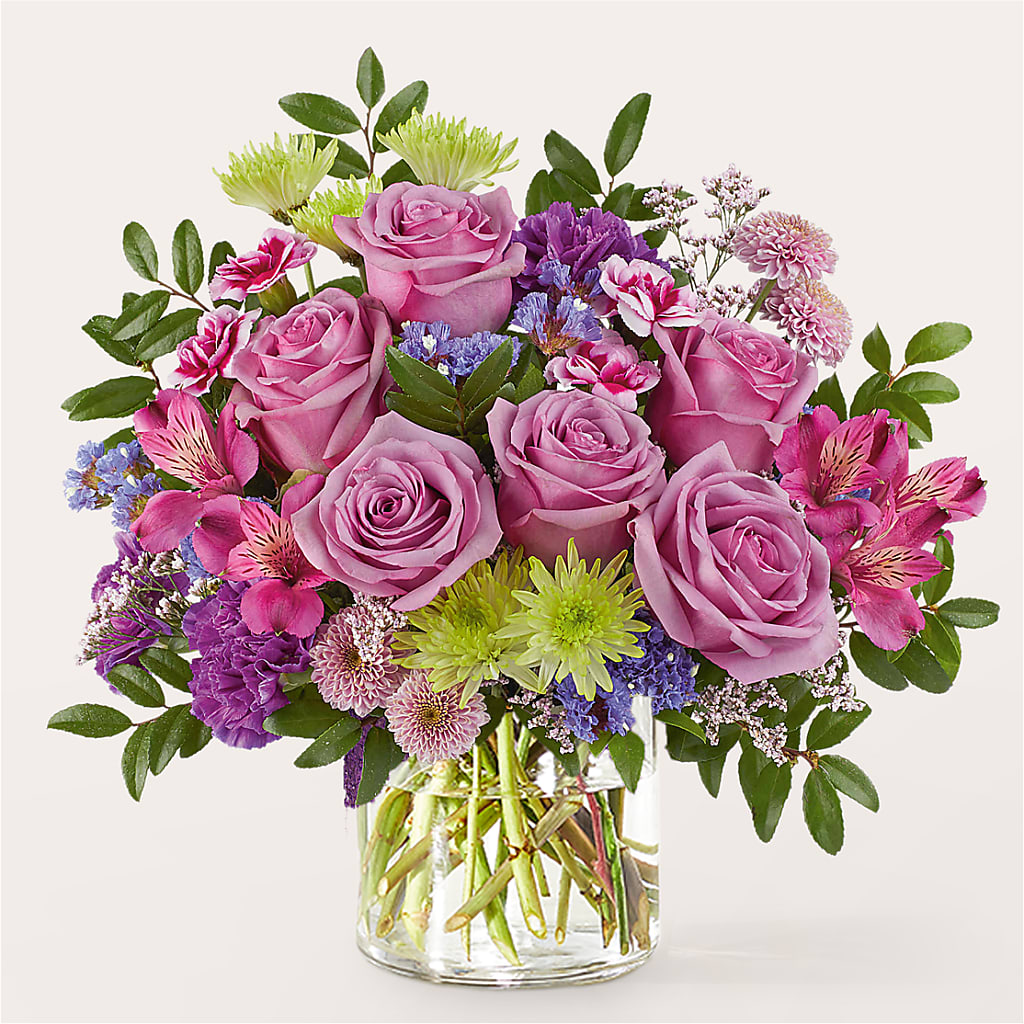 Glass Half Full Bouquet –  Lumaya Florals, Rock Hill SC