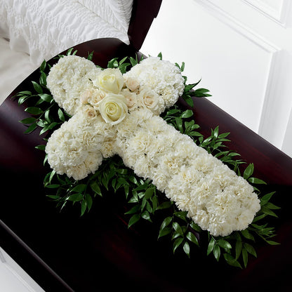 Peaceful Memories Casket Spray (Standard) –  Lumaya Florals, Rock Hill SC