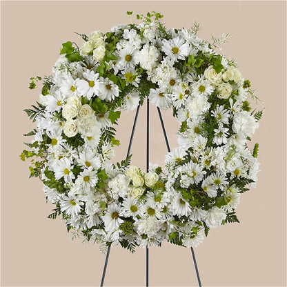 Faithful Wishes Wreath –  Lumaya Florals, Rock Hill SC