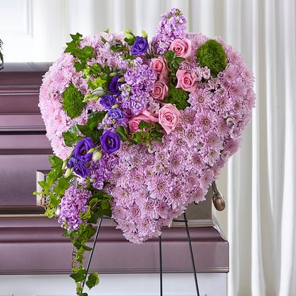 Treasured Love Standing Heart –  Lumaya Florals, Rock Hill SC