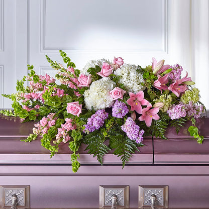 Life's Gratitude Casket Spray –  Lumaya Florals, Rock Hill SC